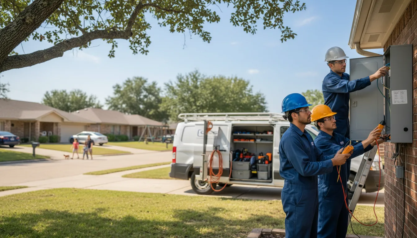 Certified electrician providing emergency electrical services in Cedartown, GA